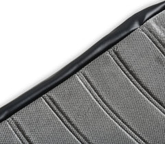 BROTHERS C/K Seat Upholstery Kit - Cloth/Vinyl - Black/Silver pn 05-290