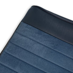 BROTHERS C/K Seat Upholstery Kit - Standard Pleat Cloth/Vinyl - Navy pn 05-312