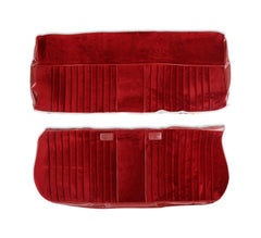 BROTHERS C/K Seat Upholstery Kit - Deluxe Pleat Cloth/Vinyl - Maroon/Burgundy pn 05-321