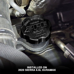 PPE Diesel 2001-2023 GM 6.6L/3.0L Duramax Billet Aluminum Engine Oil Filler Cap 114003017