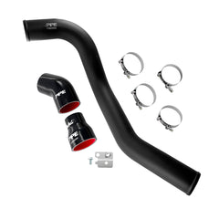 PPE Diesel 2004-2010 GM 6.6L Duramax Hot Side Intercooler Charge Pipe 3.0 Inch Stainless Steel Black 115022020