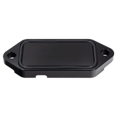 PPE Diesel 2001-2020 GM 6.6L Duramax Coolant Block-Off Plate - Billet Aluminum - Black 119000820