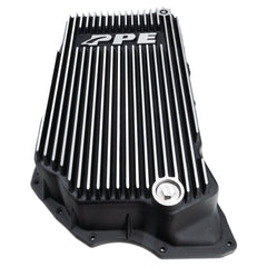 PPE Diesel 2020-2023 GM 6.6L Duramax w/ 10L1000 Transmission - Heavy-Duty Cast Deep Transmission Pan Brushed 128051410