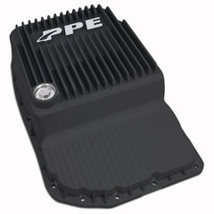 PPE Diesel 2007-2020 GM w/ 6L80 Heavy-Duty Cast Aluminum Transmission Pan Black 128051620