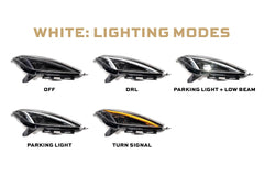 Morimoto XB LED HEADS C7 CORVETTE C8 STYLE SET LF779