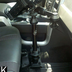 RAM No-Drill Laptop Mount for '04-14 Ford F-150 + More - C-Size