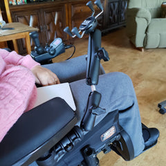 RAM Quick Release Socket Arm Extension for Wheelchair Armrests - B-Size