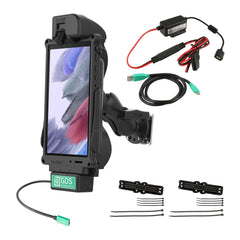 RAM Tough-DockT Vehicle Bundle for Samsung Tab A7 Lite 8.7" - C Size - Short Arm
