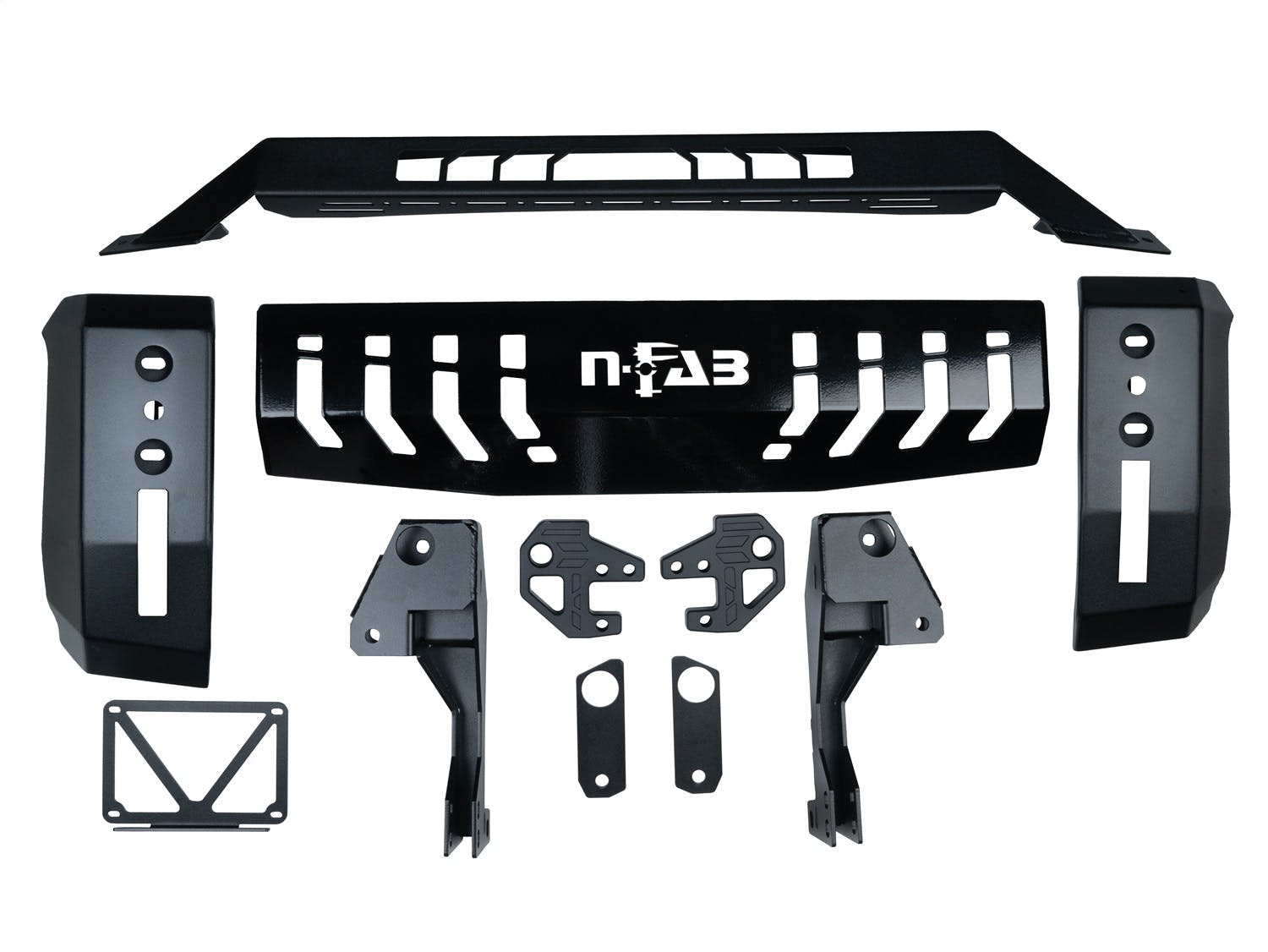 N-FAB F22BB01-TX HVM Bull Bar, Textured Black