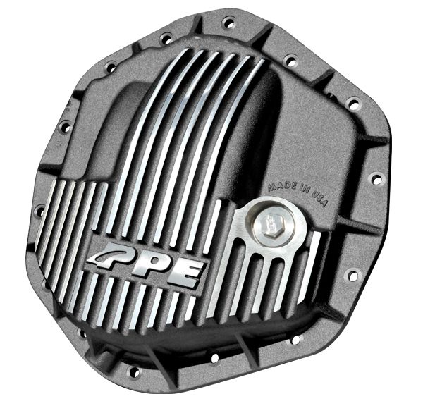 PPE Diesel Heavy Duty Cast Aluminum Rear Differential Cover GM/Ram 2500/3500 HD Brushed  238051010