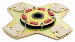 McLeod 260420 Disc: 400 Series:Sprung Hub Flat 4 Paddle 10.5" X 1 X 23 Spline