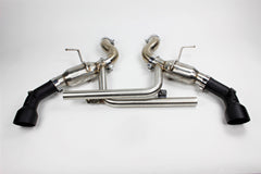 Mishimoto MMEXH-CAM8-16ADTPBK Chevrolet Camaro SS Dual Tip Race Axleback Exhaust 2016-2024 MMEXH-CAM8-16ADTPBK