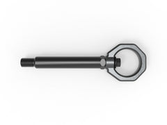 aFe POWER Tow Hook aFe CONTROL Front/Rear Tow Hook Gray Add aggressive stylin 450-502004-G