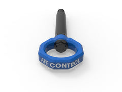 aFe POWER Tow Hook aFe CONTROL Front/Rear Tow Hook Blue Add aggressive stylin 450-502004-L