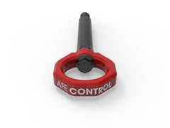 aFe POWER Tow Hook aFe CONTROL Front/Rear Tow Hook Red Add aggressive styling 450-502004-R
