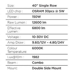 Go Rhino Light Bar 754004011CSS