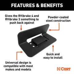CURT Phantom Universal Stop Plate Bracket for RVibrake 52206