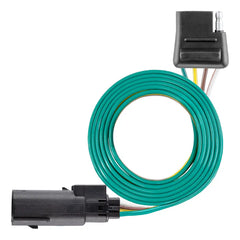 CURT Custom Wiring Harness, 4-Way Flat Output, Select Escape, Tribute, Mariner 56558