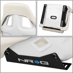 NRG Innovations FRP And Carbon Fiber Buckets Seats Singles FRP-302WT-V