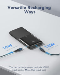PROWORX Dual USB 10000mah Powerbank 2-Pack