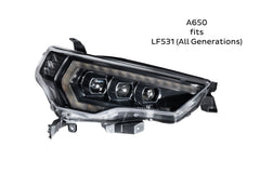 Morimoto SMOKED REFLECTORS FOR LF523 LF525 SET A620