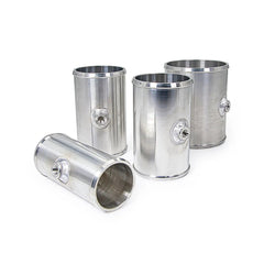 PPE Diesel Billet Aluminum Coupler 1/8 Inch Npt 2.5 Inch OD X 5.0 Inch Long 515900250