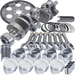 Eagle Specialty Products B13555L04053 Chvrolet Small Block 1pc Rear Seal Street and Strip Balanced Rotating Assembly