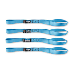 Mishimoto BNRTC-TDMD-4BL Borne Off-Road Medium-Duty Ratchet Tie-Down Kit (4-pack) Blue BNRTC-TDMD-4BL