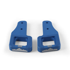 Mishimoto BNTH-F150-17BL Borne Off-Road Billet Tow Hooks fits Ford Raptor 2017+ Micro-Wrinkle Blue BNTH-F150-17BL