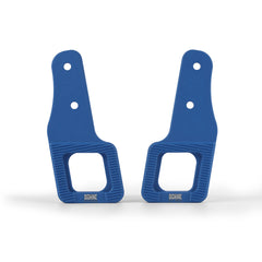 Mishimoto BNTH-F150-17BL Borne Off-Road Billet Tow Hooks fits Ford Raptor 2017+ Micro-Wrinkle Blue BNTH-F150-17BL