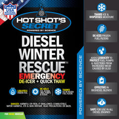 Hot Shots Secret DIESEL WINTER RESCUE Emergency Quick Thaw - 32 OZ DWR32Z