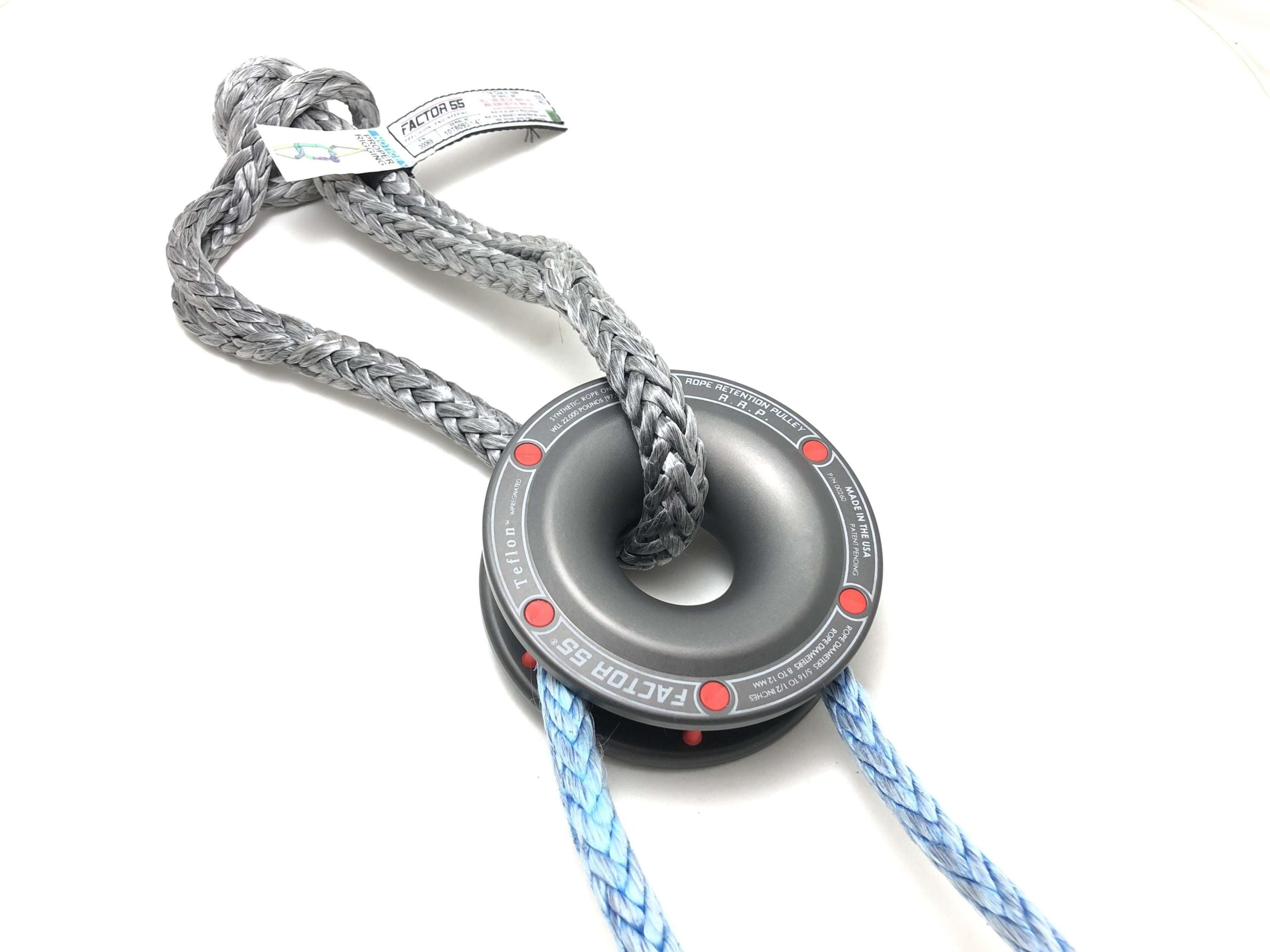 Factor 55 00264 Rope Retention Pulley (RRP) and Soft Shackle Combo