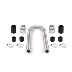 Mishimoto MMAH-U36C Universal Flexible Stainless Steel Radiator Hose Kit 36" Chrome MMAH-U36C