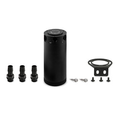 Mishimoto MMBCC-CBTHR-XLBK Mishimoto XL Compact Baffled Oil Catch Can 3-Port MMBCC-CBTHR-XLBK