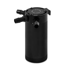Mishimoto MMBCC-CBTHR-XLBK Mishimoto XL Compact Baffled Oil Catch Can 3-Port MMBCC-CBTHR-XLBK