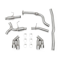 Mishimoto MMEXH-CAM4-16QTPP Chevrolet Camaro 2.0T Quad Tip Pro Cat-Back Exhaust MMEXH-CAM4-16QTPP
