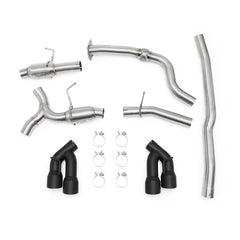 Mishimoto MMEXH-CAM4-16QTPBK Chevrolet Camaro 2.0T Quad Tip Pro Cat-Back Exhaust MMEXH-CAM4-16QTPBK
