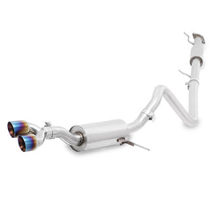Mishimoto MMEXH-FIST-14RBT Ford Fiesta ST Cat-Back Exhaust 2014-2019 Resonated Burnt Tips MMEXH-FIST-14RBT