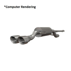 Mishimoto MMEXH-FIST-14RP Ford Fiesta ST Cat-Back Exhaust 2014-2019 Resonated Polished Tips MMEXH-FIST-14RP