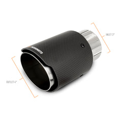 Mishimoto MMEXH-TIP-CF3P Mishimoto Carbon Fiber Exhaust Tip 3? MMEXH-TIP-CF3P