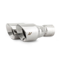 Mishimoto MMEXH-TIP-FSTP Mishimoto Dual Offset Exhaust Tips 2.5" Inlet 3" Outlet MMEXH-TIP-FSTP