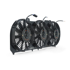 Mishimoto MMFS-XJ-89KBK Aluminum Fan Shroud w/Controller fits Jeep Cherokee XJ 4.0L 1989-2001 Black MMFS-XJ-89KBK