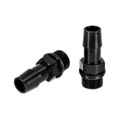 Mishimoto MMFT-M16-12BK Mishimoto M16x1.5 to 1/2" Hose Barb Aluminum Fittings Pack of 2 MMFT-M16-12BK