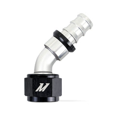 Mishimoto MMFT-PL-1245 Mishimoto Push-Lock Fitting -12AN 45-Degree MMFT-PL-1245