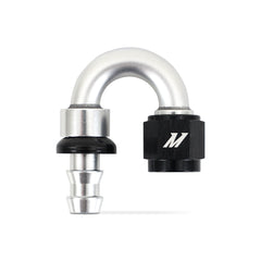 Mishimoto MMFT-PL-6180 Mishimoto Push-Lock Fitting -6AN 180-Degree MMFT-PL-6180