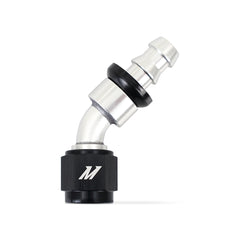 Mishimoto MMFT-PL-645 Mishimoto Push-Lock Fitting -6AN 45-Degree MMFT-PL-645