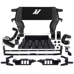 Mishimoto MMINT-BR23-21HKBKBK High-mount Intercooler Kit 2021+ Ford Bronco 2.3L Black Core Black Pipes MMINT-BR23-21HKBKBK