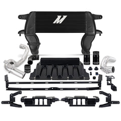 Mishimoto MMINT-BR23-21HKBKP High-mount Intercooler Kit 2021+ Ford Bronco 2.3L Black Core Polished Pipes MMINT-BR23-21HKBKP