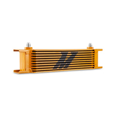 Mishimoto MMOC-10-6GD Universal 10-Row Oil Cooler -6AN Gold MMOC-10-6GD