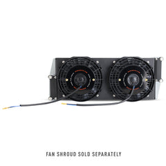 Mishimoto MMOC-OO-17SL Universal Heavy-Duty Bar-and-Plate Oil Cooler 17in Core Opposite-Side Outlets MMOC-OO-17SL